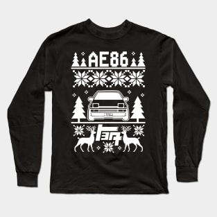 Retro Ride Christmas Edition Ugly Design Long Sleeve T-Shirt